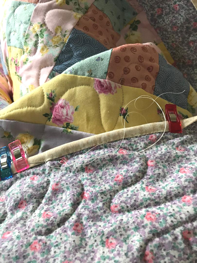 Baby Quilt for Donaton www.dlstewart.com